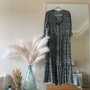 Floral loose fitted maxi dress